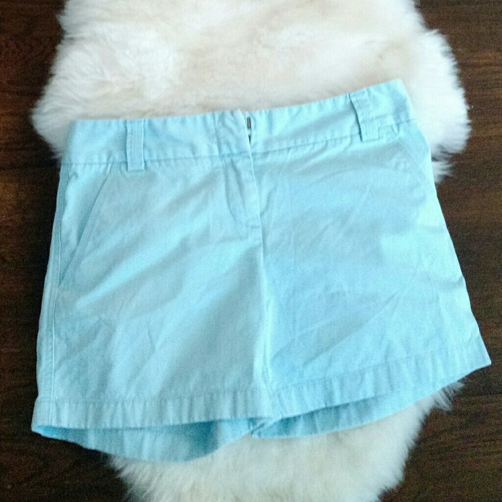 J Crew Classic Twill Chino City Fit Shorts Blue 4